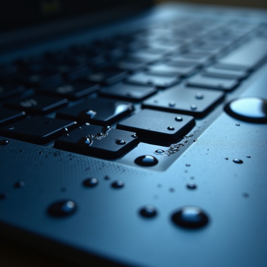 laptop tastatur wasser