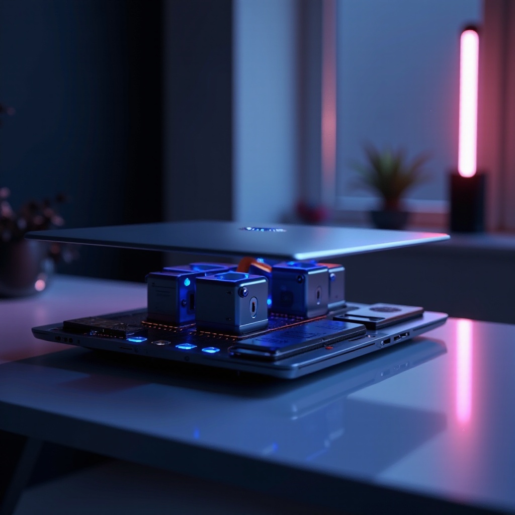 laptop mit wasserkühlung