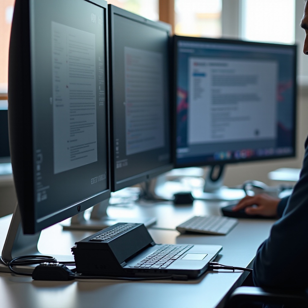 docking station erkennt bildschirm nicht